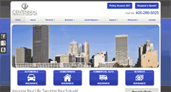 Desktop Screenshot of centennialins.com